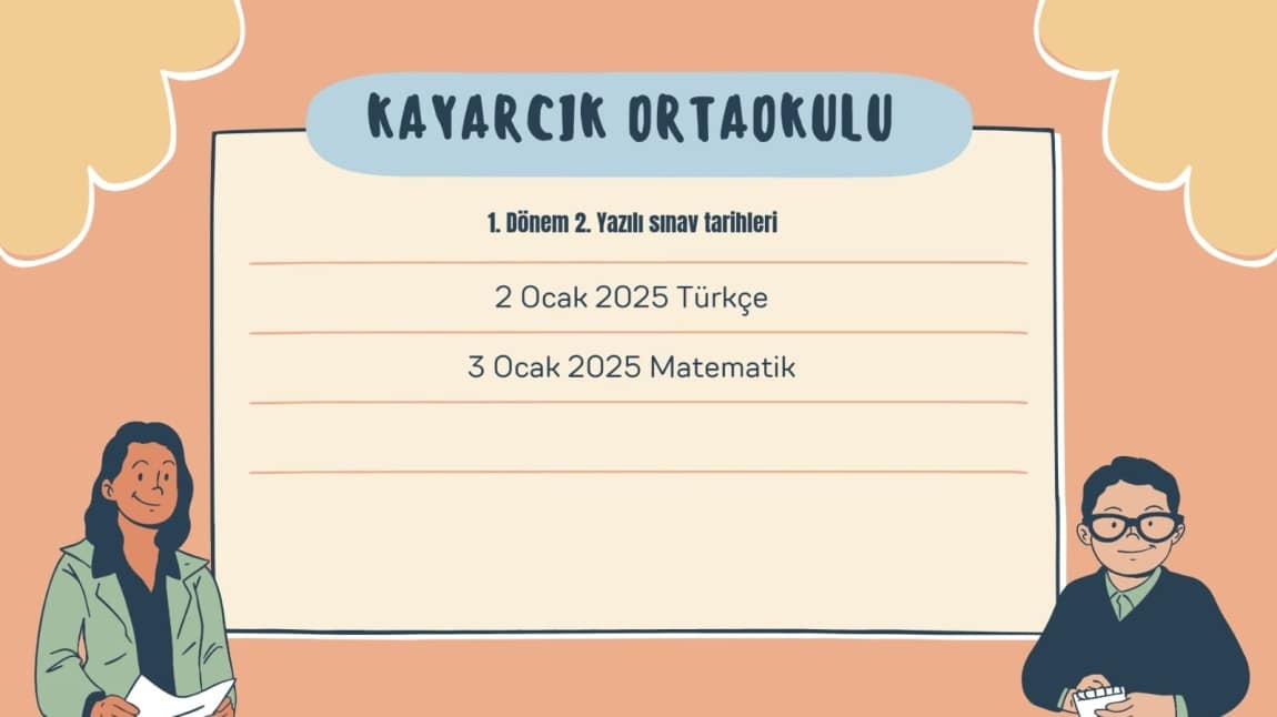 2024-2025 EĞİTİM ÖĞRETİM YILI 7. SINIF 1. DÖNEM 2. ORTAK SINAVLAR